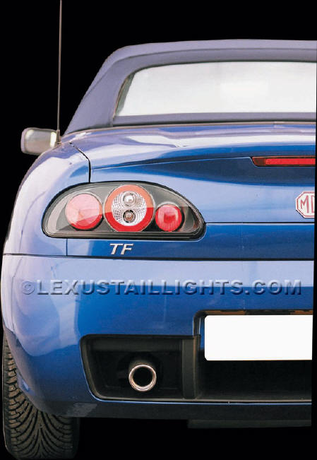 Rover MGF / TF Lexus style rear lights in black PRODESIGN