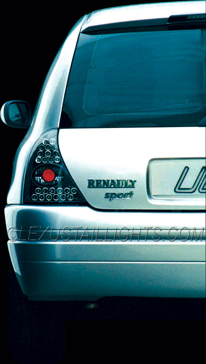 Renault Clio Mk2 and mk3 LED lexus lights in black